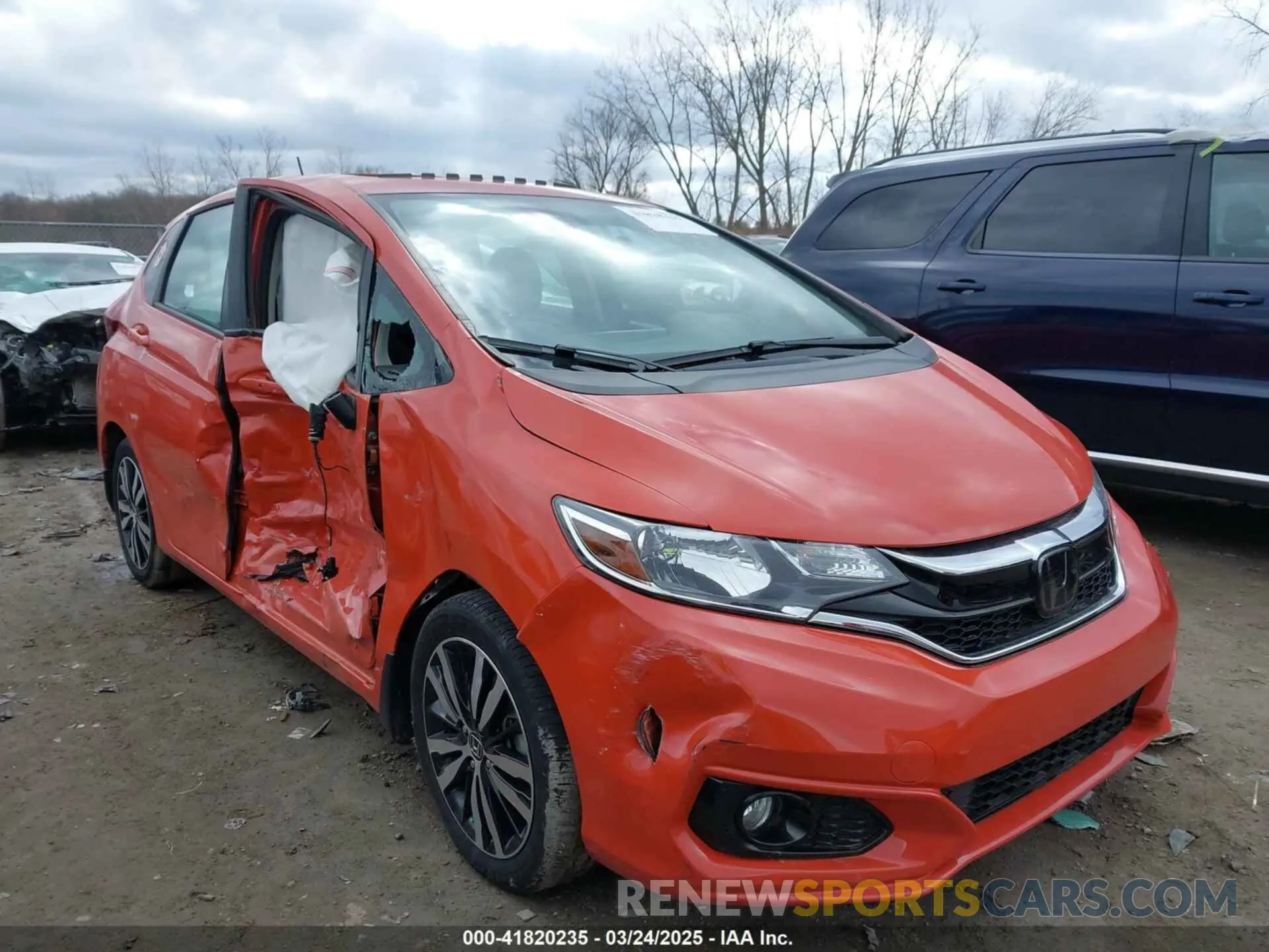 1 Photograph of a damaged car 3HGGK5H8XLM709232 HONDA FIT 2020