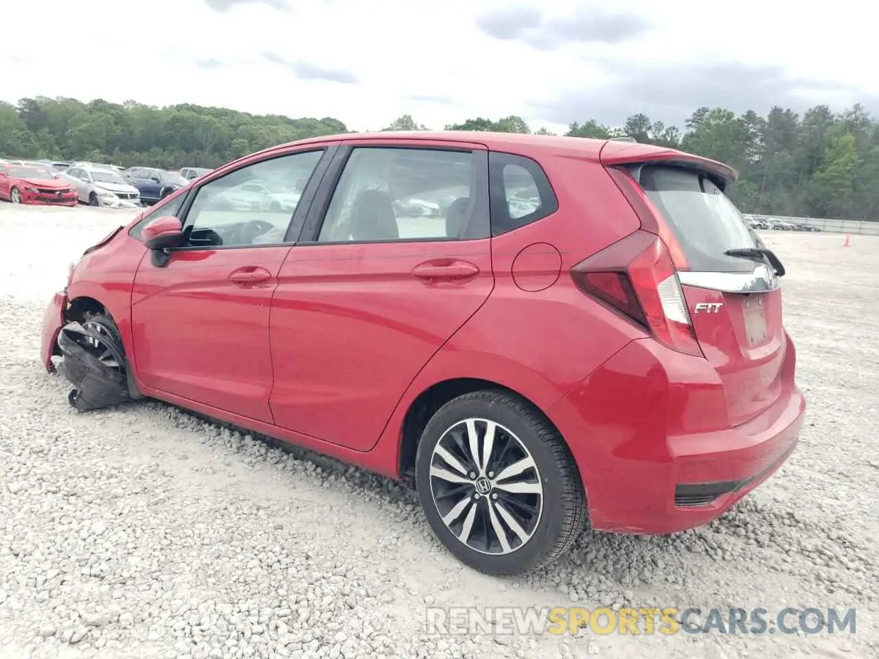 2 Photograph of a damaged car 3HGGK5H96LM710385 HONDA FIT 2020