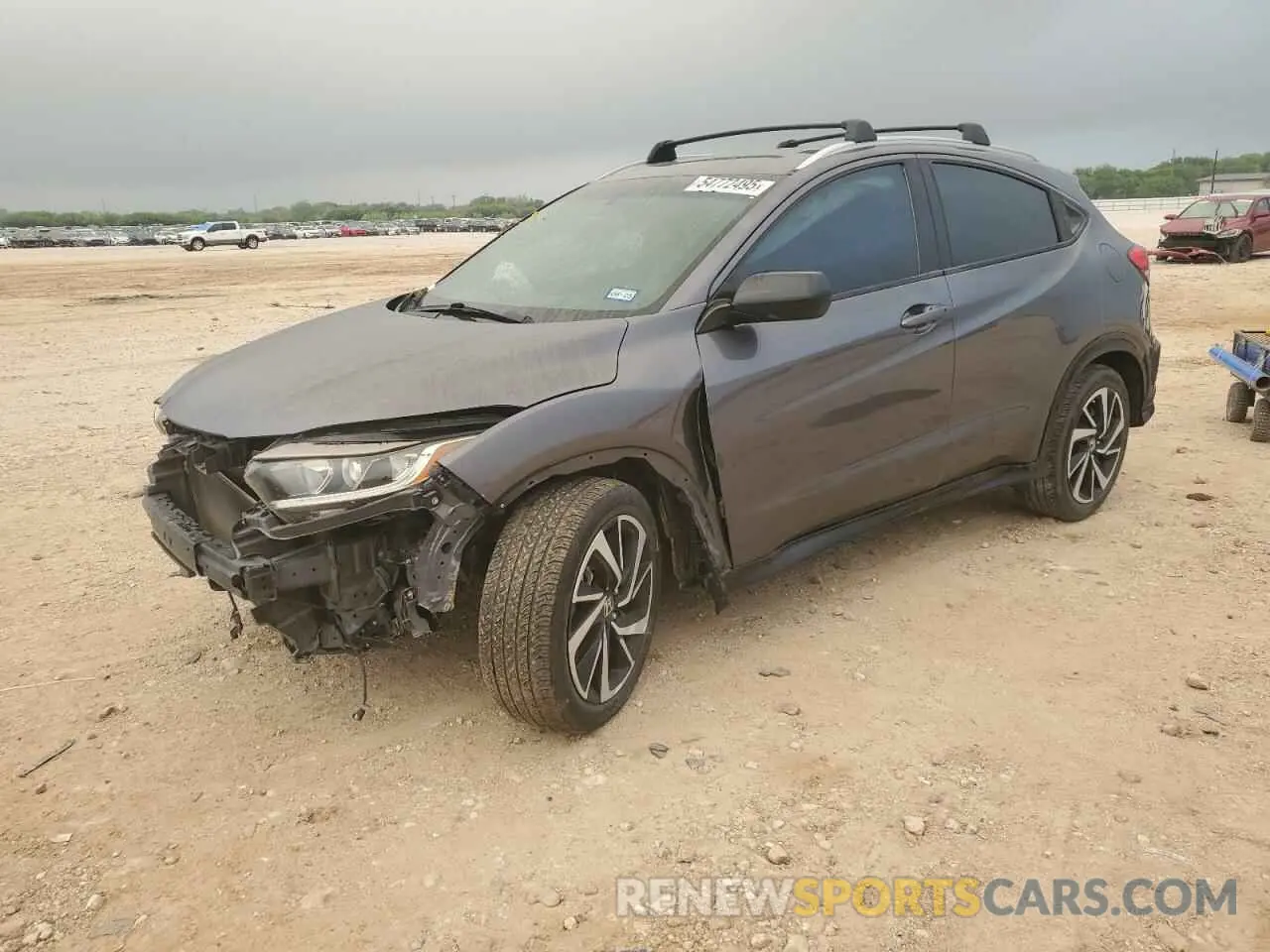 1 Photograph of a damaged car 3CZRU5H10KG700308 HONDA HR-V 2019