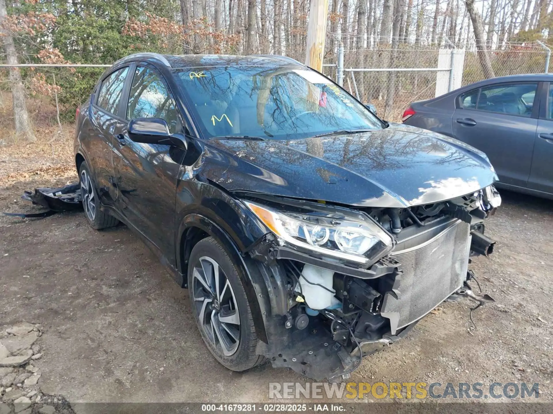 1 Photograph of a damaged car 3CZRU5H10KM726165 HONDA HR-V 2019