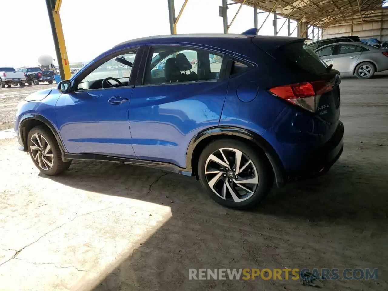 2 Photograph of a damaged car 3CZRU5H11KG702956 HONDA HR-V 2019