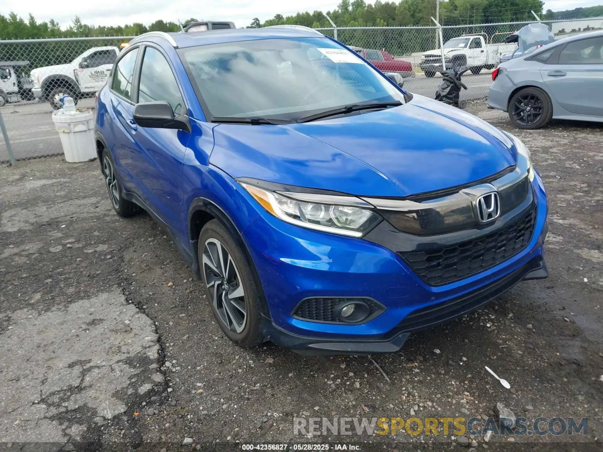 1 Photograph of a damaged car 3CZRU5H12KG701685 HONDA HR-V 2019