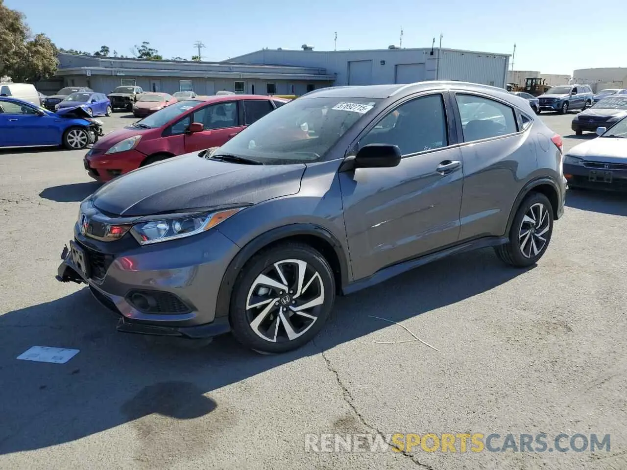 1 Photograph of a damaged car 3CZRU5H12KG703369 HONDA HR-V 2019