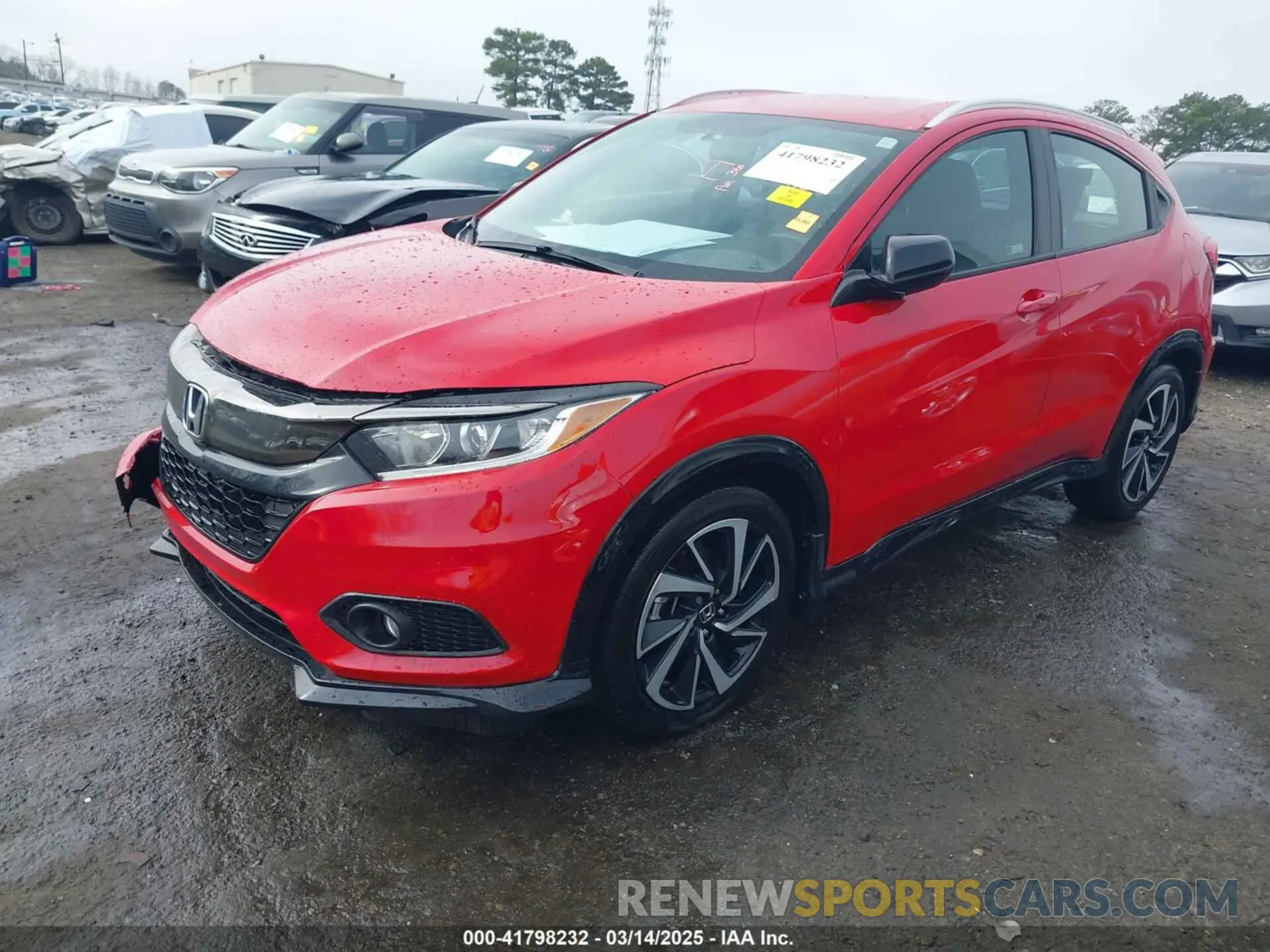 2 Photograph of a damaged car 3CZRU5H12KG706577 HONDA HR-V 2019