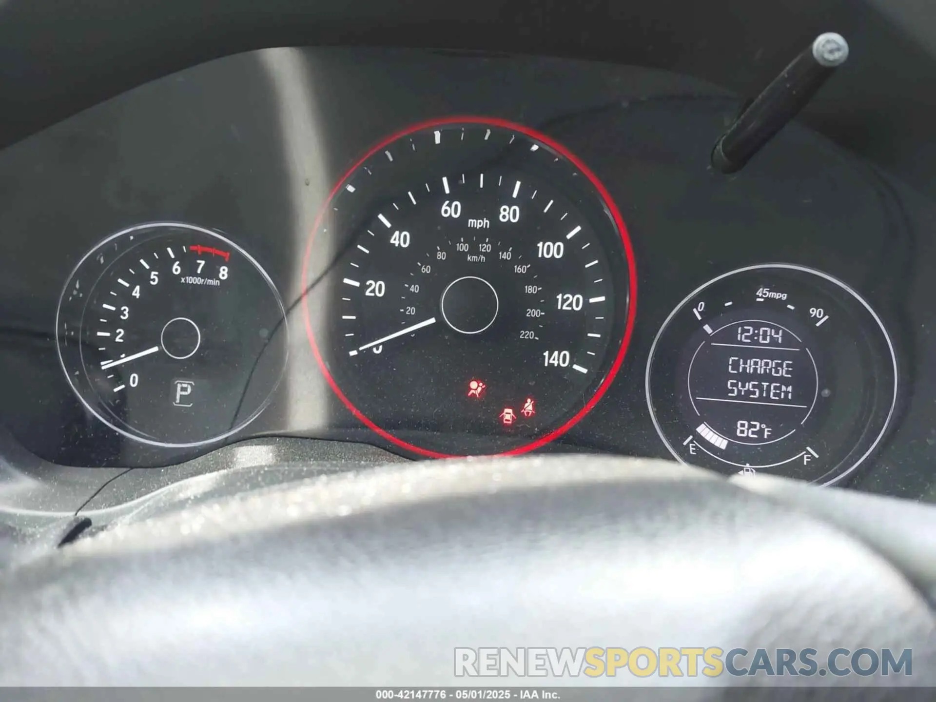 7 Photograph of a damaged car 3CZRU5H13KG703235 HONDA HR-V 2019