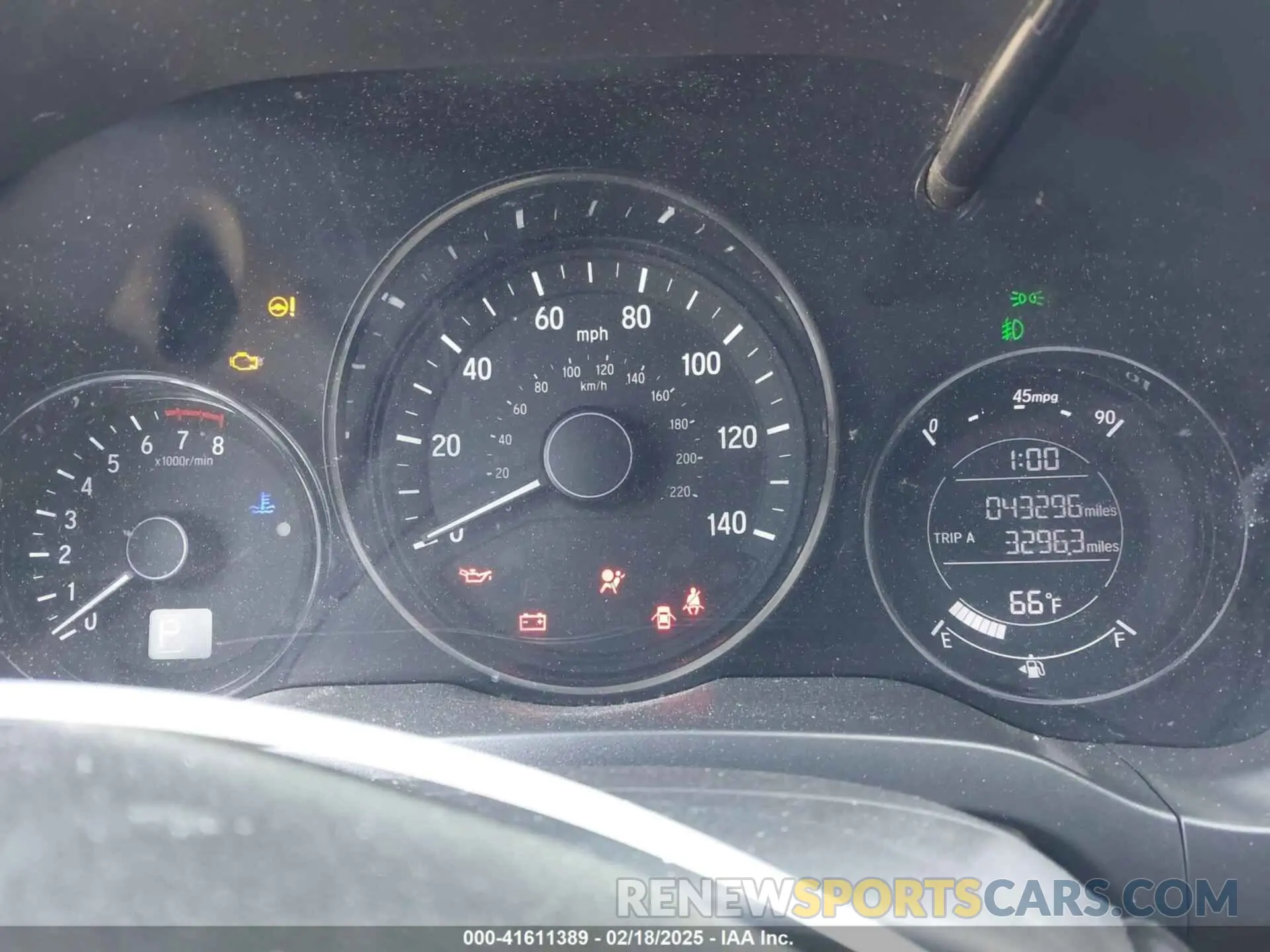 7 Photograph of a damaged car 3CZRU5H13KM729240 HONDA HR-V 2019