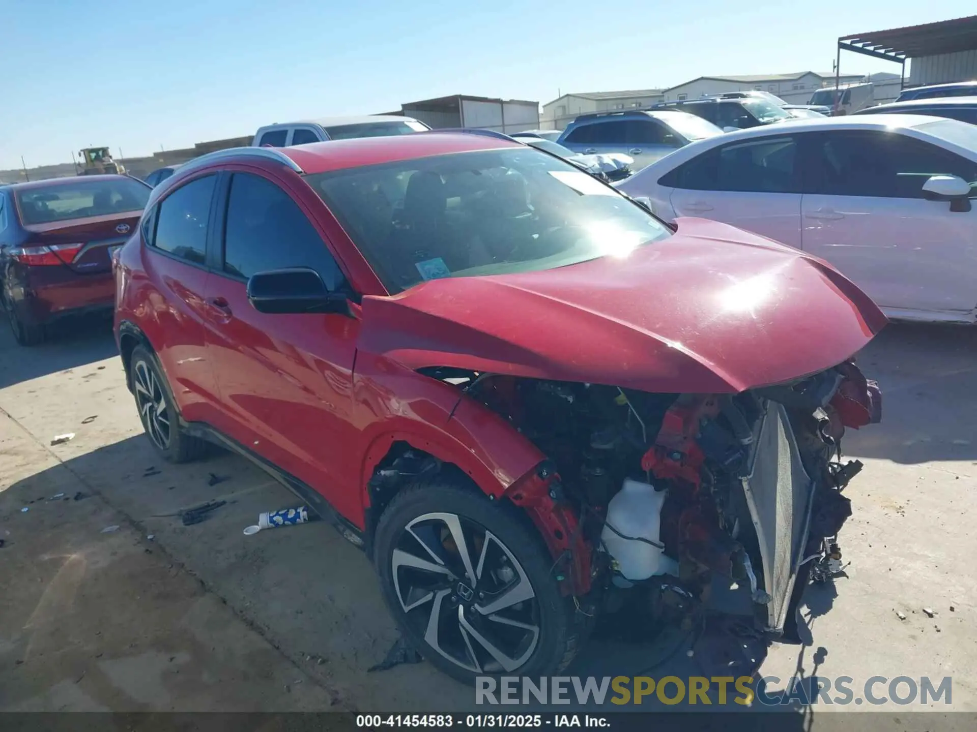 1 Photograph of a damaged car 3CZRU5H14KG706211 HONDA HR-V 2019