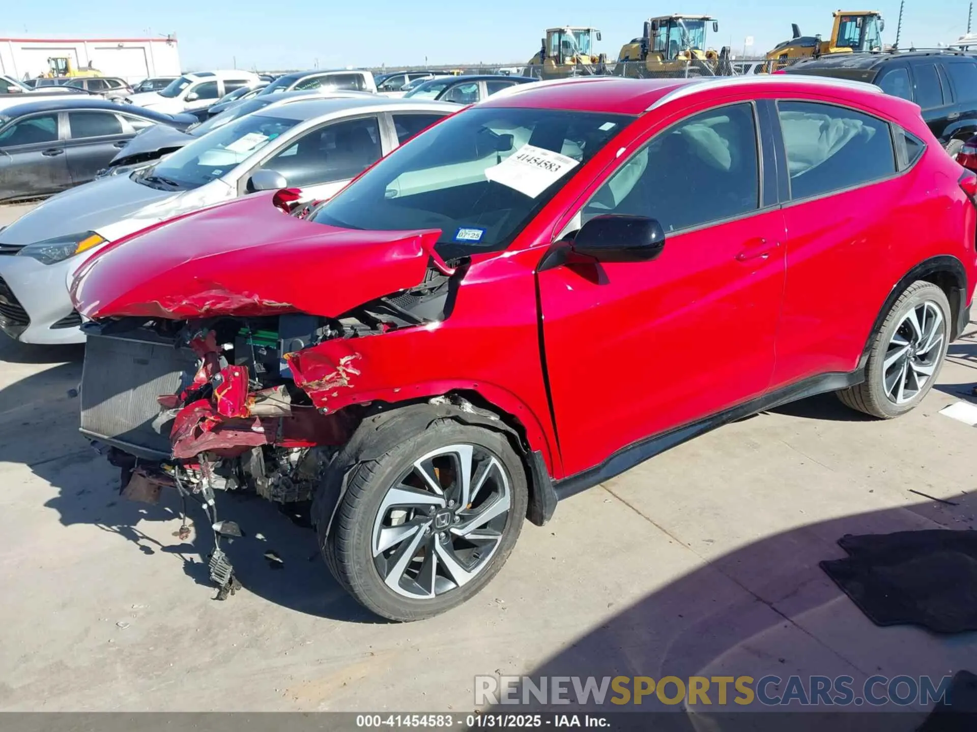 2 Photograph of a damaged car 3CZRU5H14KG706211 HONDA HR-V 2019