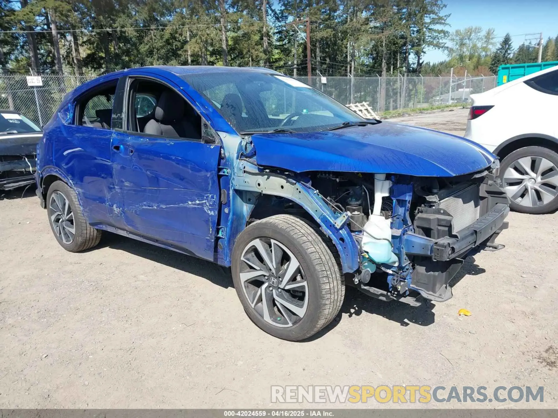1 Photograph of a damaged car 3CZRU5H14KG716026 HONDA HR-V 2019