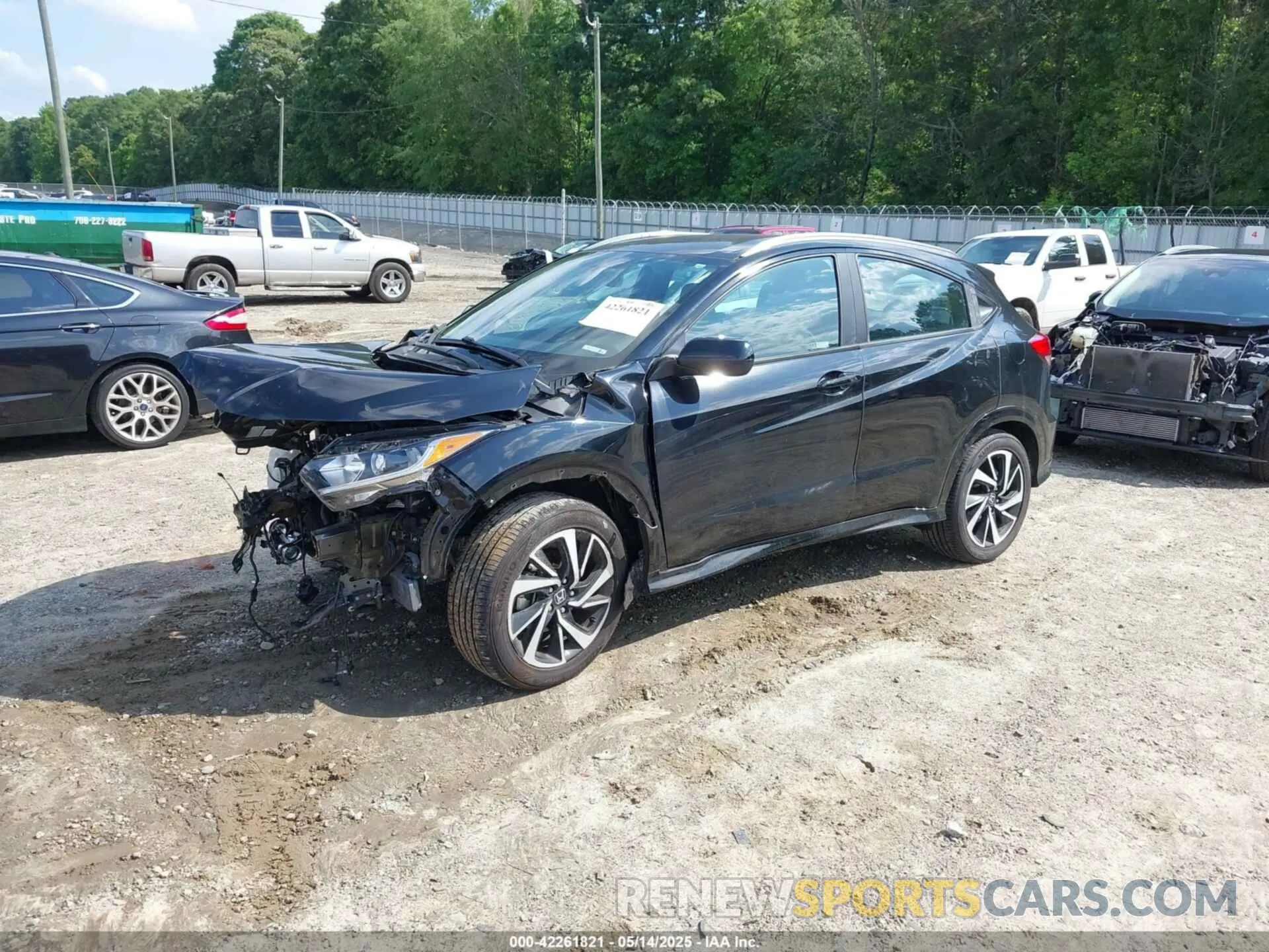 2 Photograph of a damaged car 3CZRU5H14KM723477 HONDA HR-V 2019