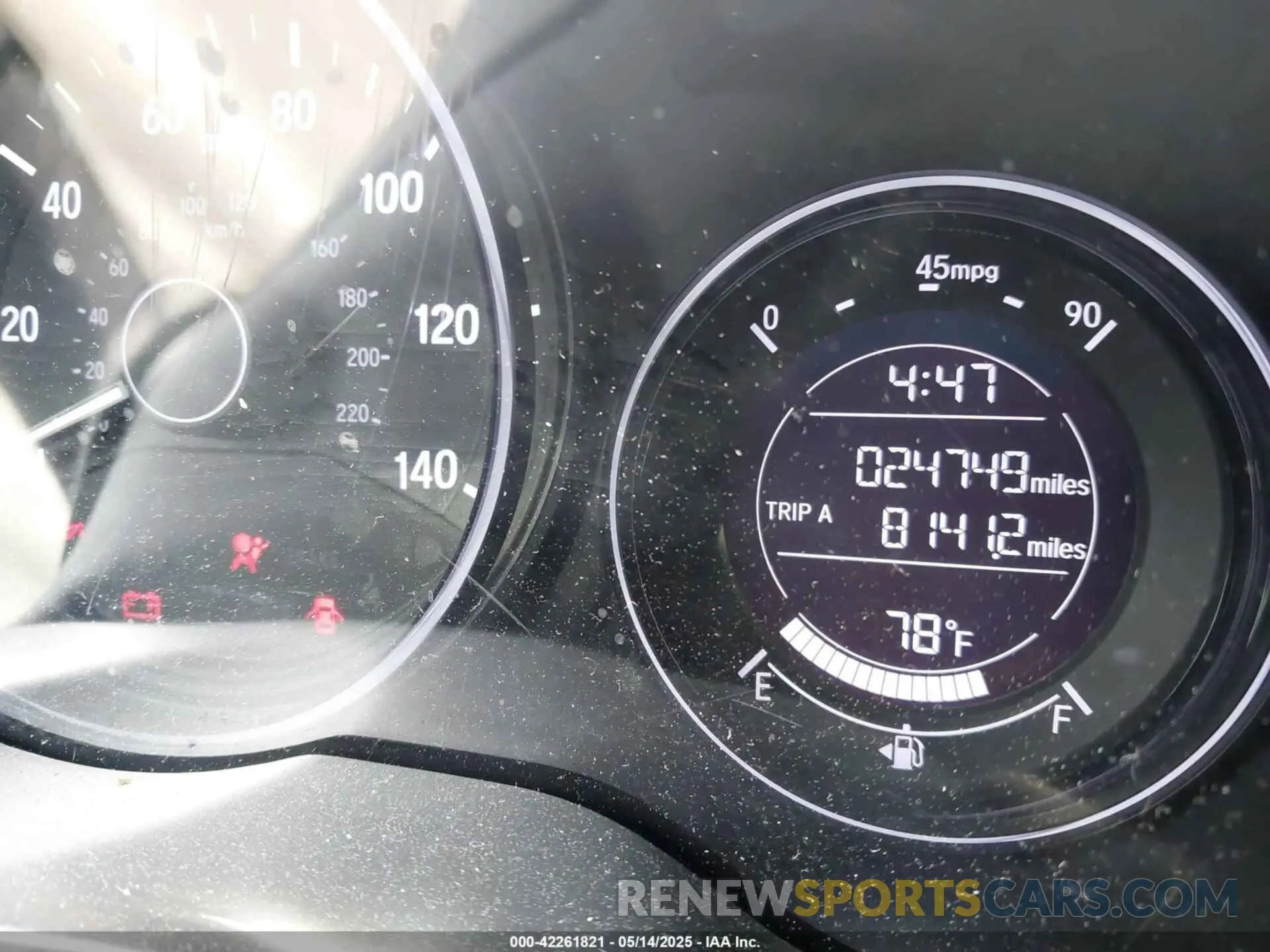 7 Photograph of a damaged car 3CZRU5H14KM723477 HONDA HR-V 2019