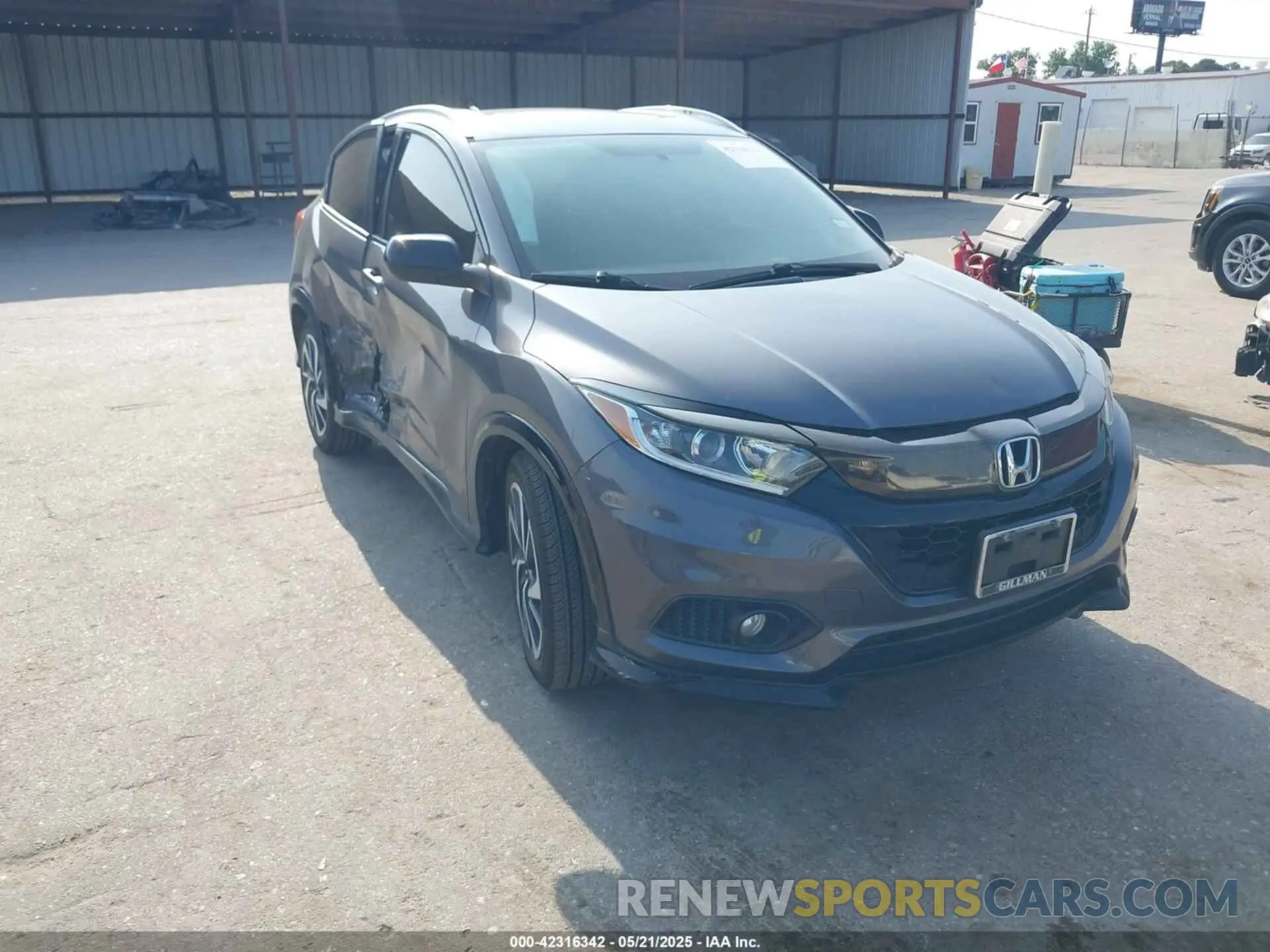 1 Photograph of a damaged car 3CZRU5H15KG705987 HONDA HR-V 2019