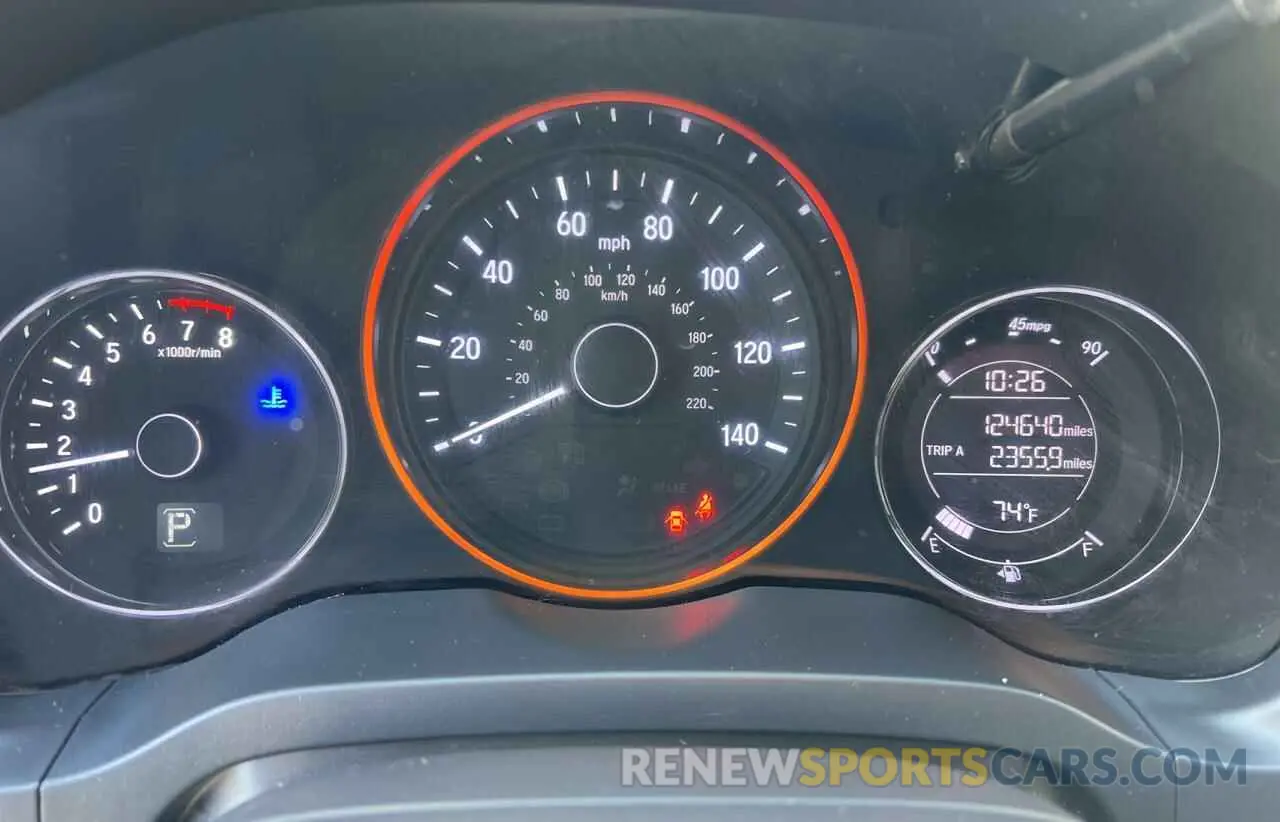 8 Photograph of a damaged car 3CZRU5H15KM721494 HONDA HR-V 2019