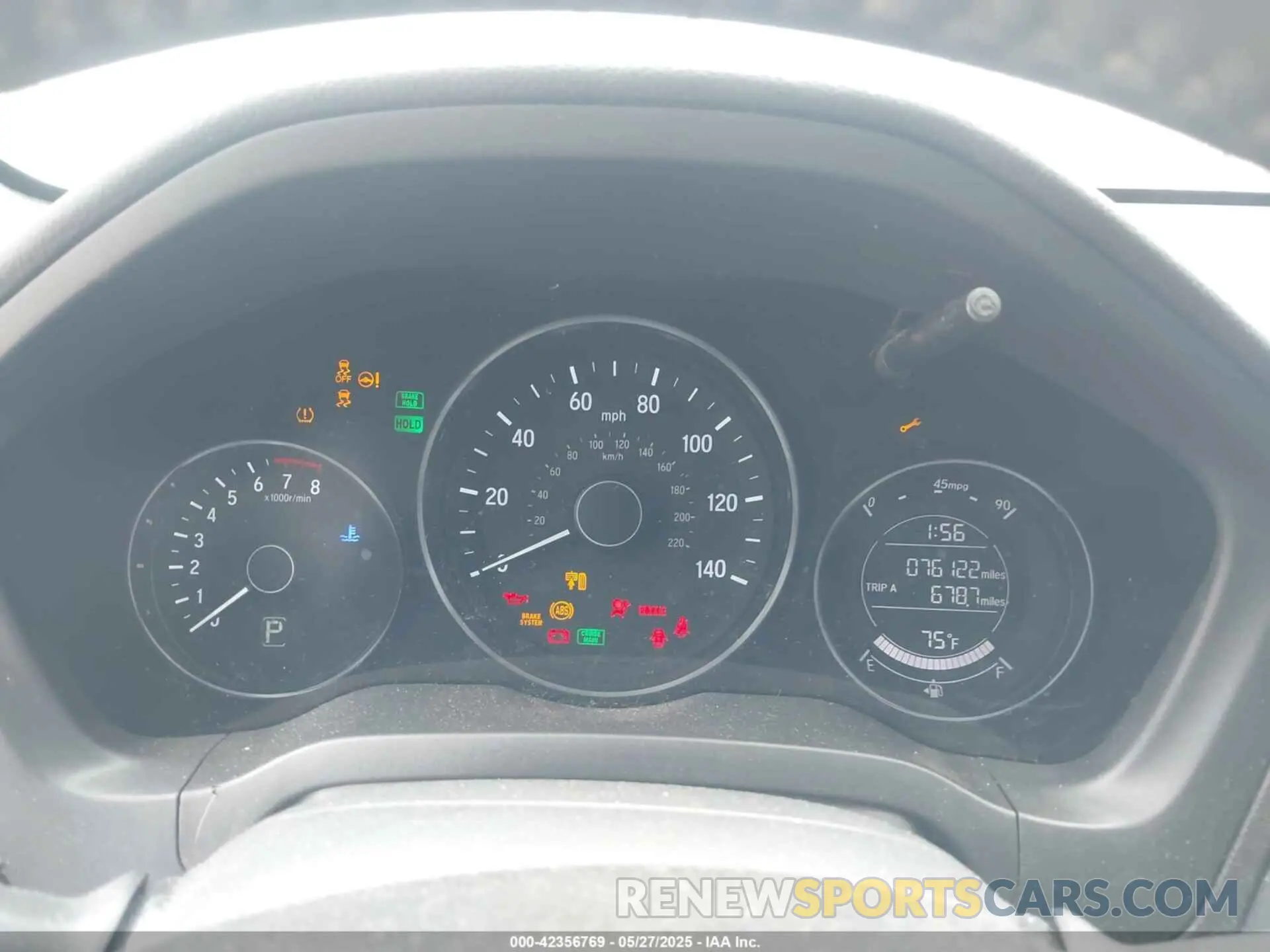 7 Photograph of a damaged car 3CZRU5H15KM725481 HONDA HR-V 2019