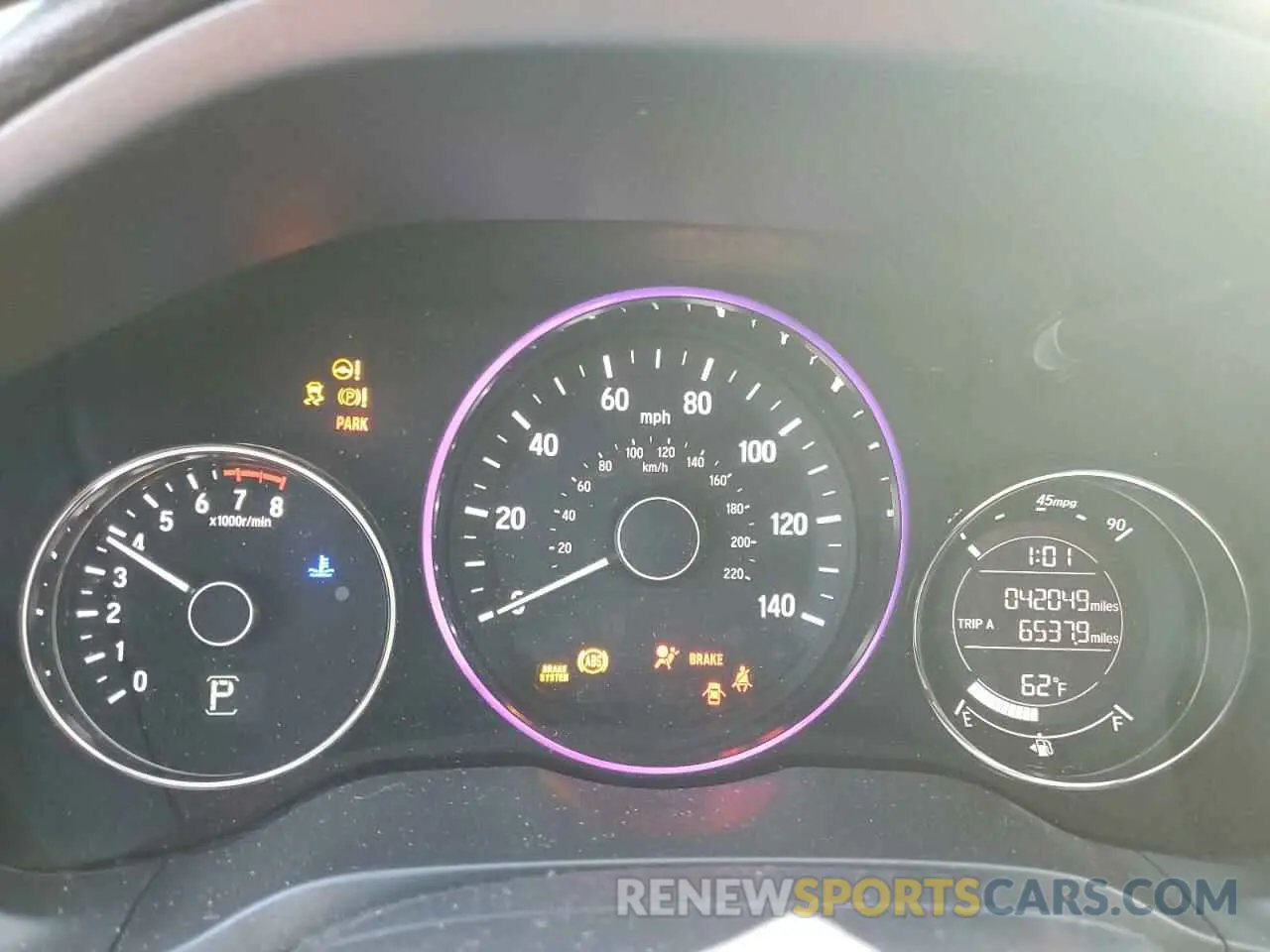 9 Photograph of a damaged car 3CZRU5H15KM727781 HONDA HR-V 2019