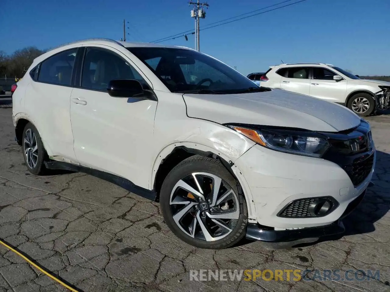 4 Photograph of a damaged car 3CZRU5H15KM730258 HONDA HR-V 2019