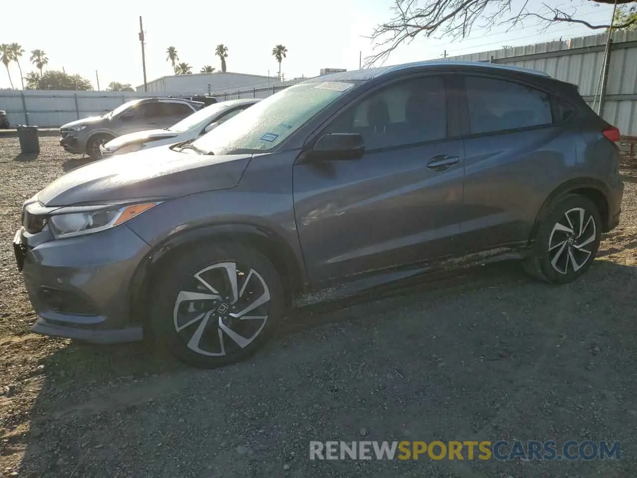 1 Photograph of a damaged car 3CZRU5H16KG702144 HONDA HR-V 2019