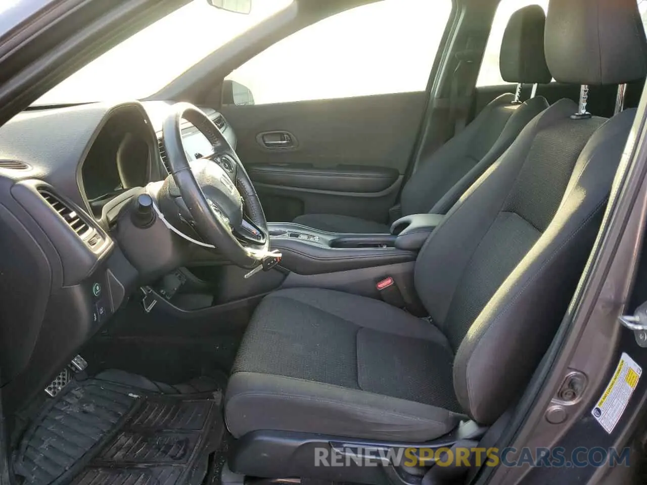 7 Photograph of a damaged car 3CZRU5H16KG702144 HONDA HR-V 2019