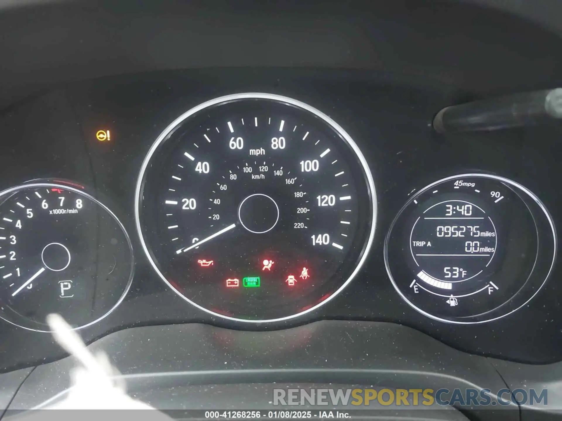 16 Photograph of a damaged car 3CZRU5H16KG707487 HONDA HR-V 2019