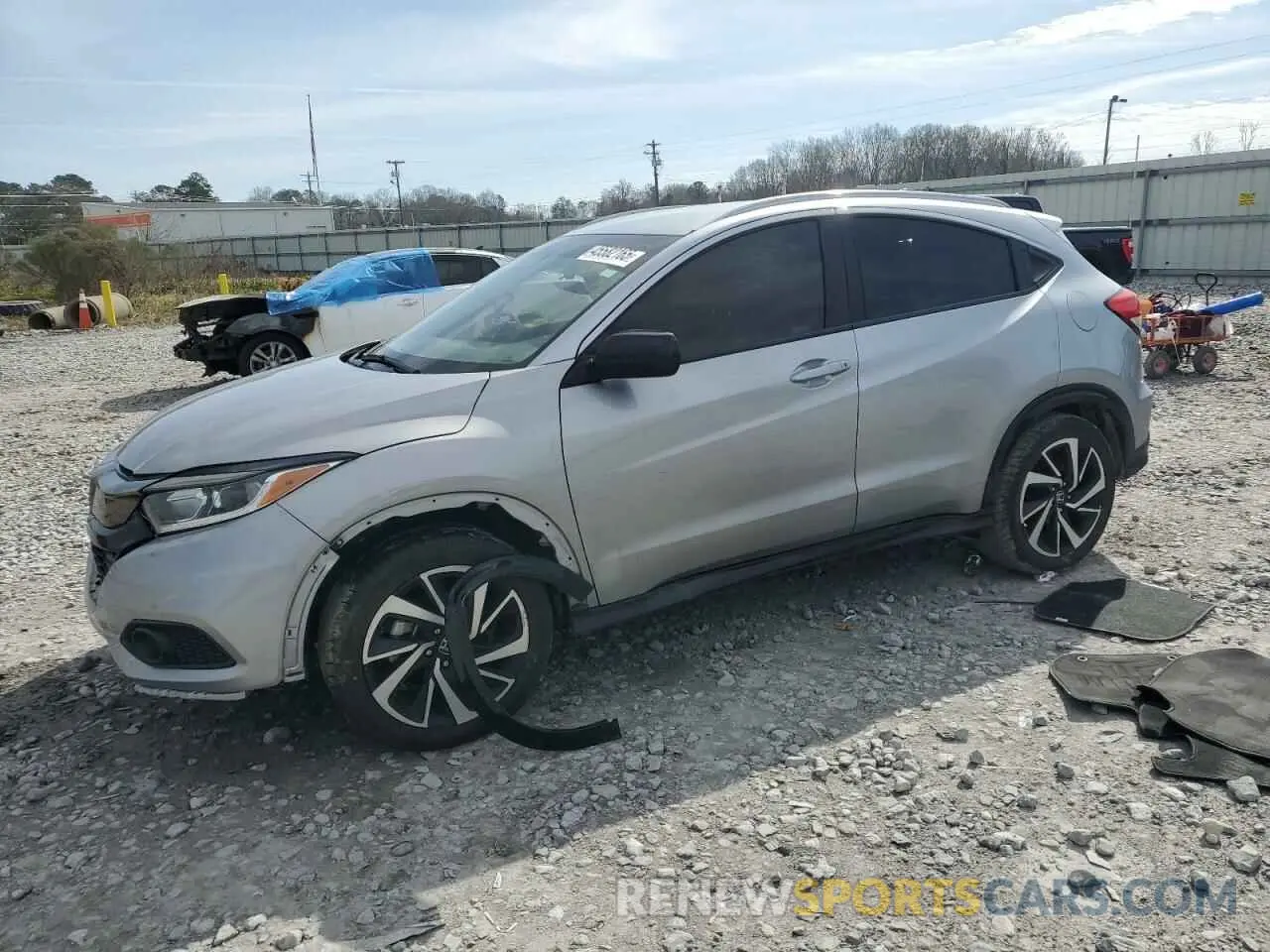 1 Photograph of a damaged car 3CZRU5H17KM721139 HONDA HR-V 2019