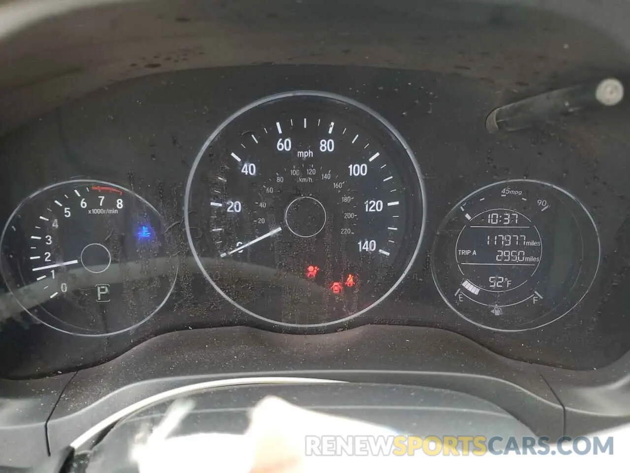 9 Photograph of a damaged car 3CZRU5H17KM721139 HONDA HR-V 2019