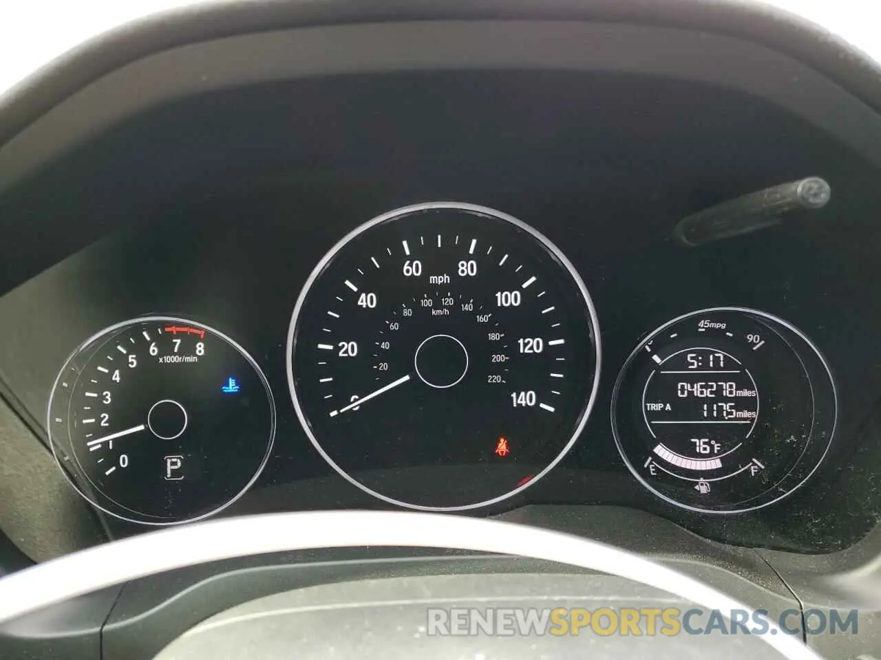 9 Photograph of a damaged car 3CZRU5H17KM727099 HONDA HR-V 2019