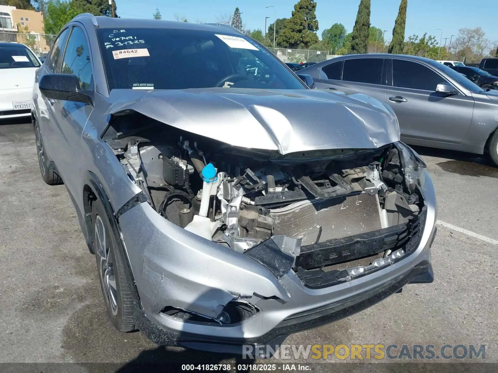 6 Photograph of a damaged car 3CZRU5H18KG707491 HONDA HR-V 2019