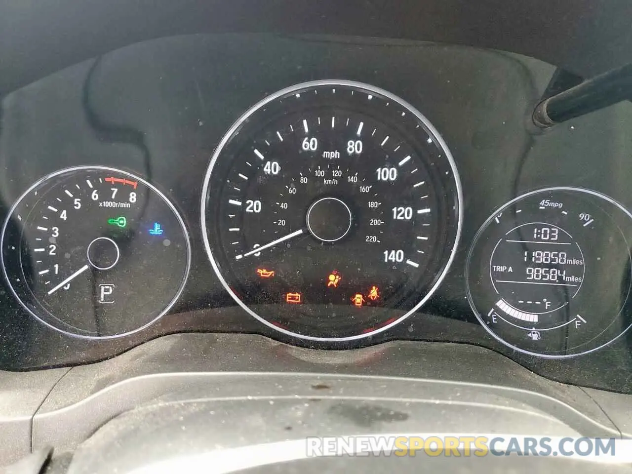 9 Photograph of a damaged car 3CZRU5H1XKG700378 HONDA HR-V 2019