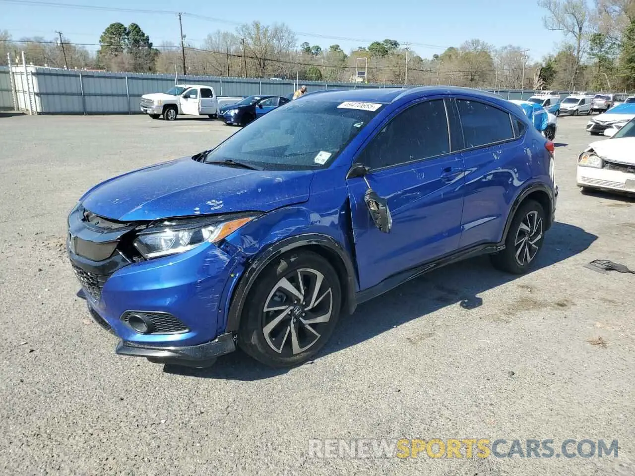 1 Photograph of a damaged car 3CZRU5H1XKG702194 HONDA HR-V 2019