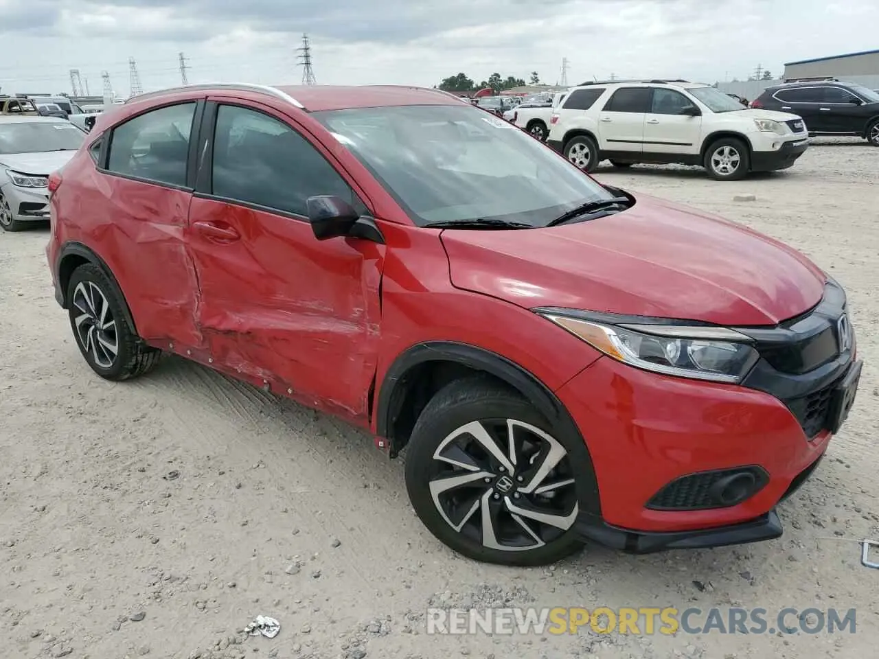 4 Photograph of a damaged car 3CZRU5H1XKG714037 HONDA HR-V 2019