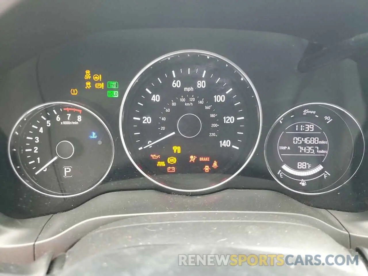 9 Photograph of a damaged car 3CZRU5H1XKG714037 HONDA HR-V 2019