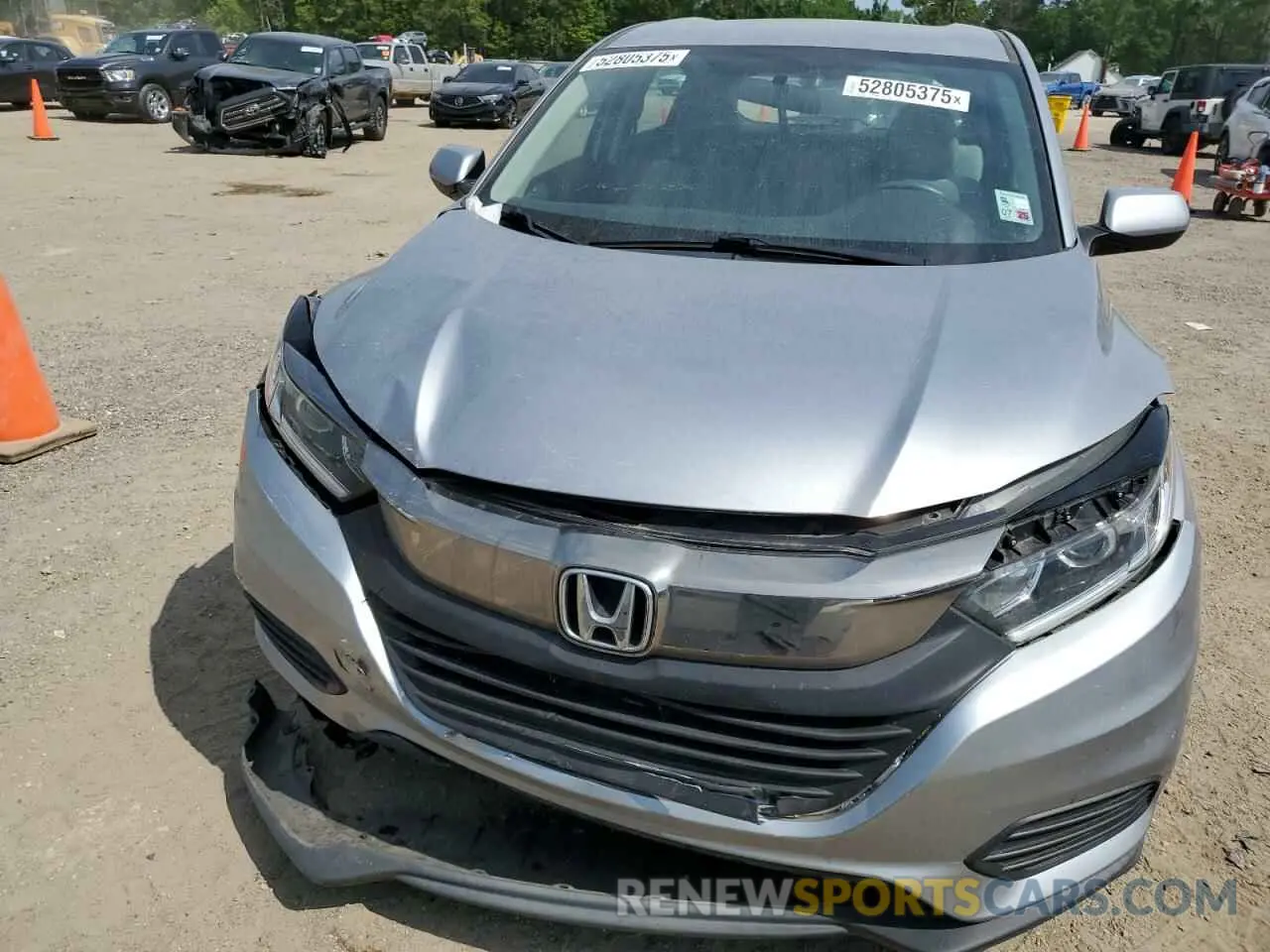5 Photograph of a damaged car 3CZRU5H30KG712315 HONDA HR-V 2019