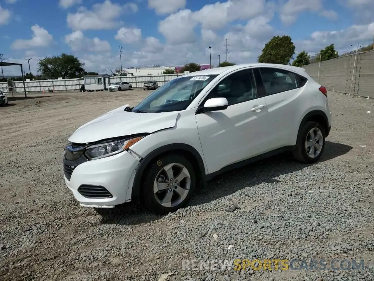 1 Photograph of a damaged car 3CZRU5H32KM707473 HONDA HR-V 2019