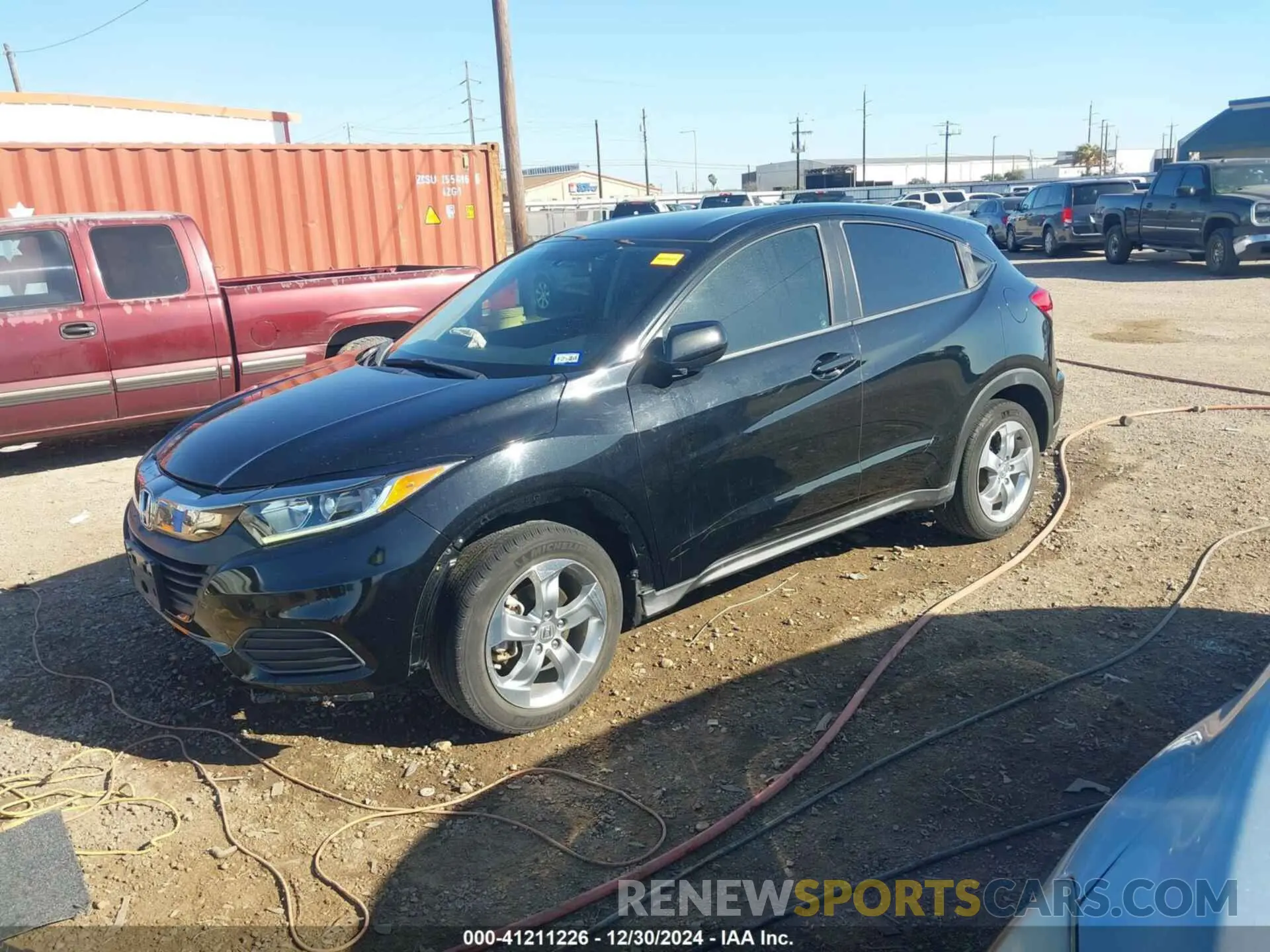 2 Photograph of a damaged car 3CZRU5H33KG707965 HONDA HR-V 2019