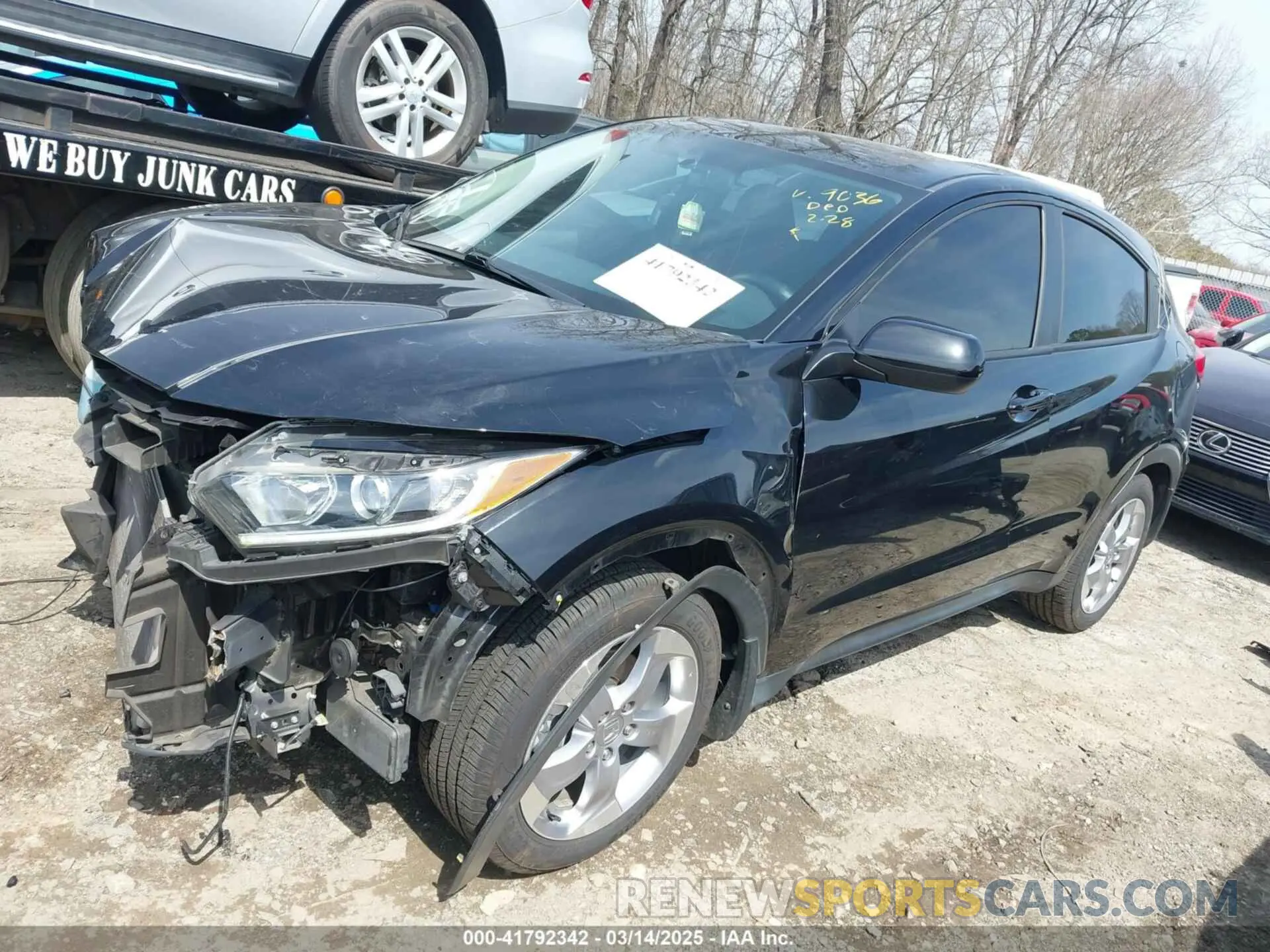 2 Photograph of a damaged car 3CZRU5H33KG709036 HONDA HR-V 2019