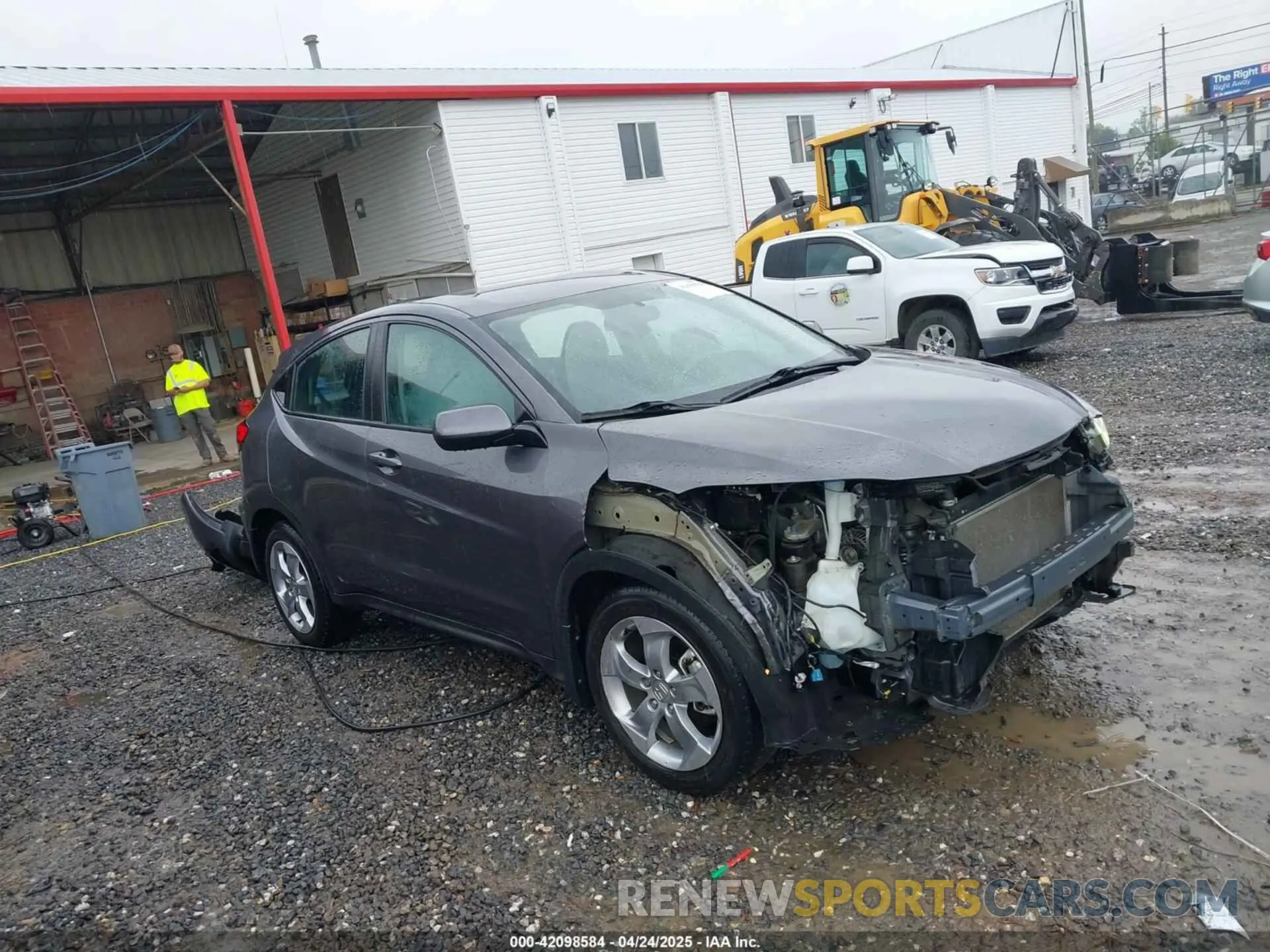 1 Photograph of a damaged car 3CZRU5H34KG702631 HONDA HR-V 2019