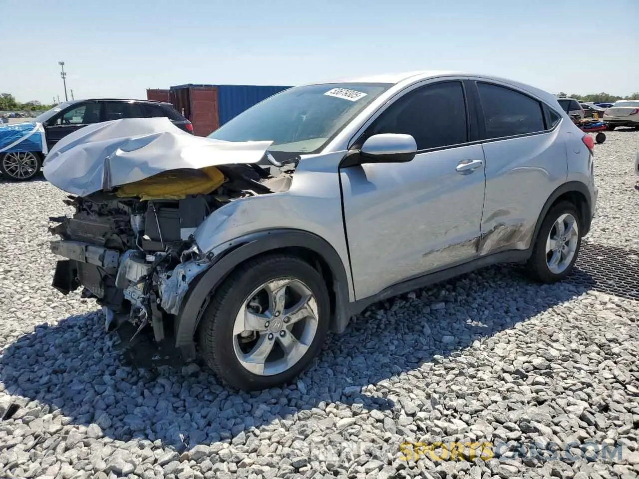1 Photograph of a damaged car 3CZRU5H34KG706405 HONDA HR-V 2019