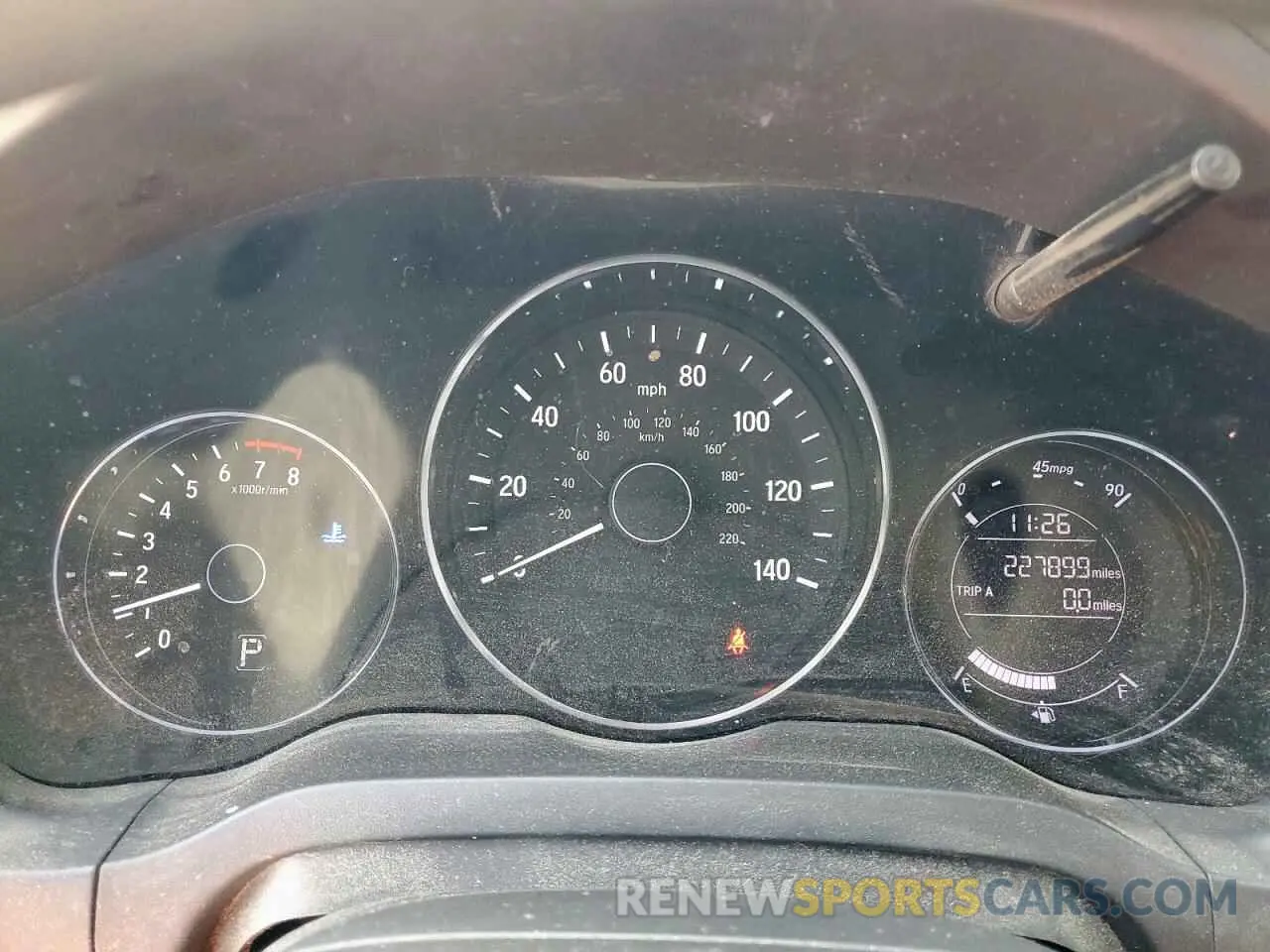 9 Photograph of a damaged car 3CZRU5H36KG705840 HONDA HR-V 2019
