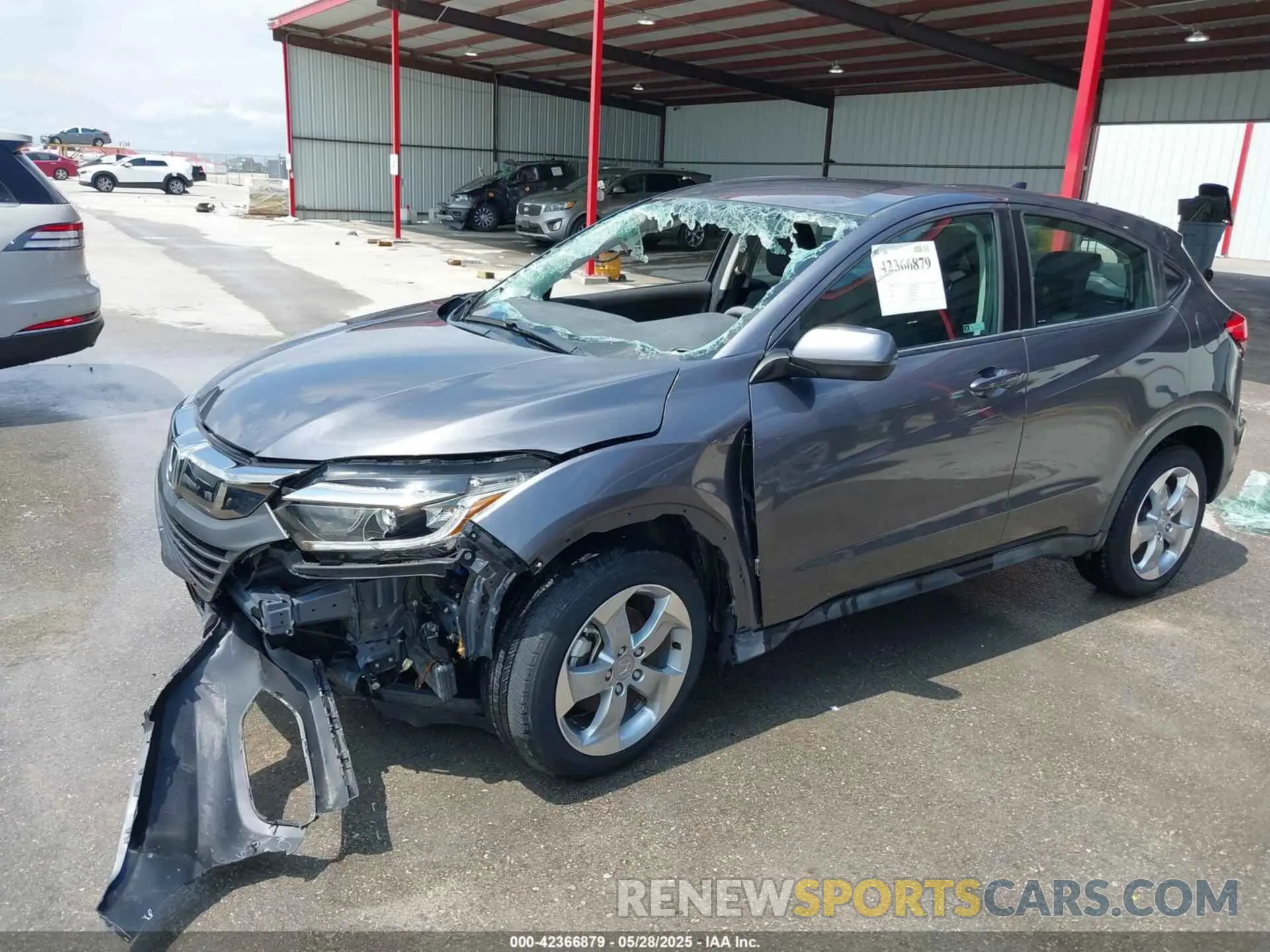 2 Photograph of a damaged car 3CZRU5H37KG706785 HONDA HR-V 2019