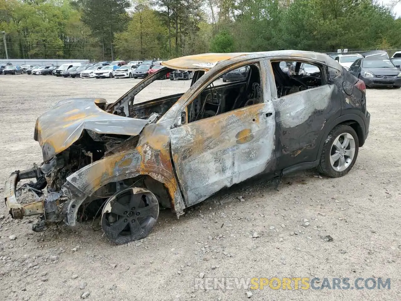 1 Photograph of a damaged car 3CZRU5H37KG712151 HONDA HR-V 2019