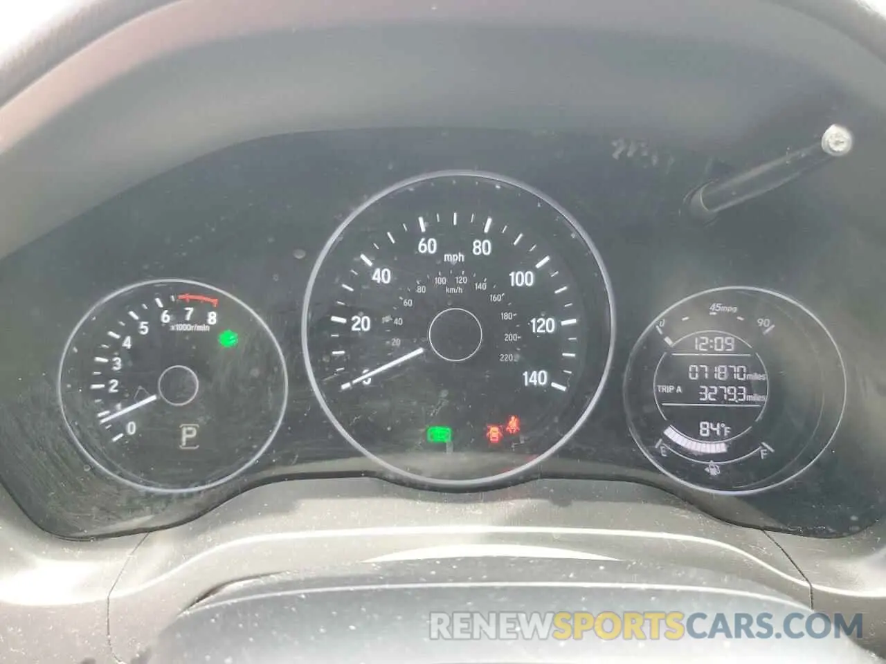 9 Photograph of a damaged car 3CZRU5H3XKM719922 HONDA HR-V 2019
