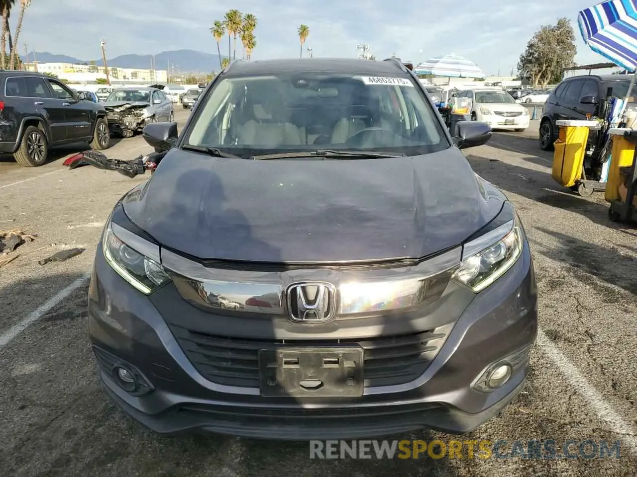 5 Photograph of a damaged car 3CZRU5H50KM710647 HONDA HR-V 2019