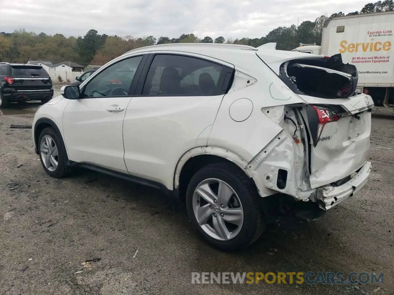 2 Photograph of a damaged car 3CZRU5H53KM704714 HONDA HR-V 2019