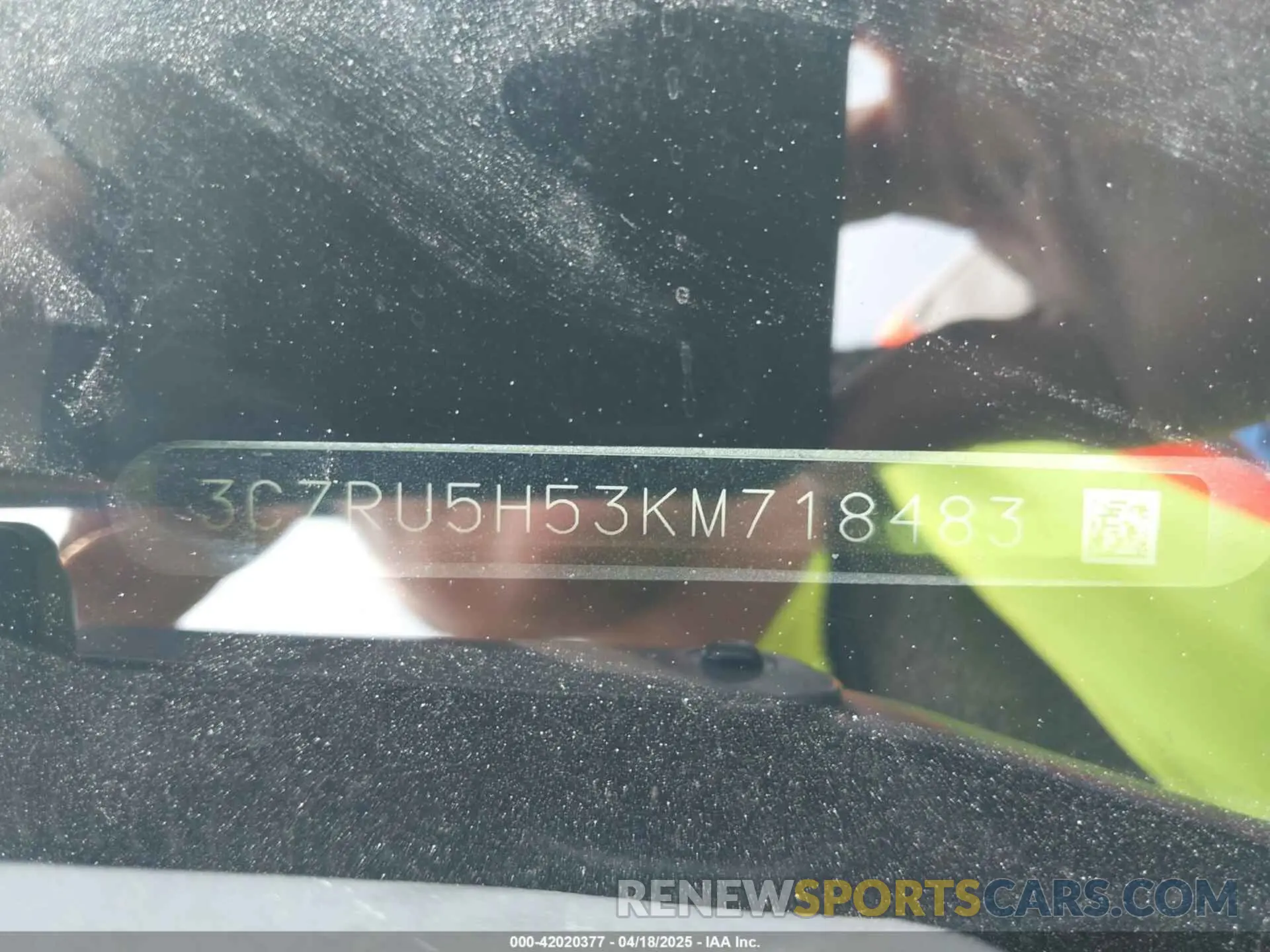 9 Photograph of a damaged car 3CZRU5H53KM718483 HONDA HR-V 2019