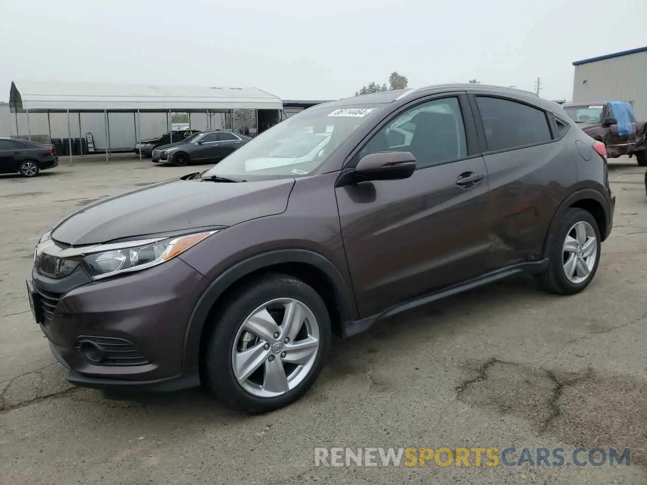 1 Photograph of a damaged car 3CZRU5H53KM722520 HONDA HR-V 2019