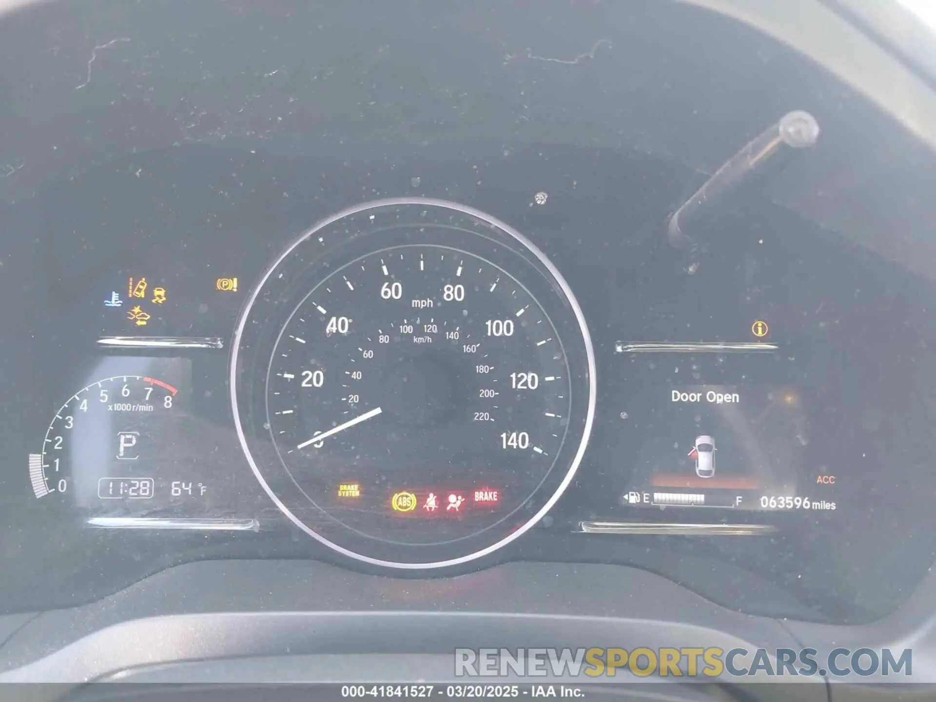 7 Photograph of a damaged car 3CZRU5H54KM709856 HONDA HR-V 2019