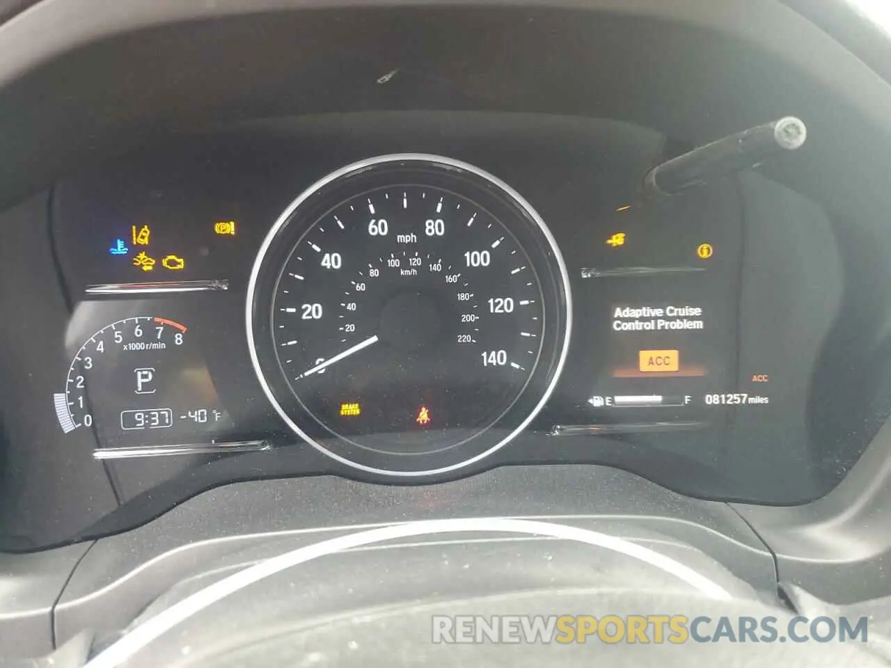 9 Photograph of a damaged car 3CZRU5H55KM708425 HONDA HR-V 2019