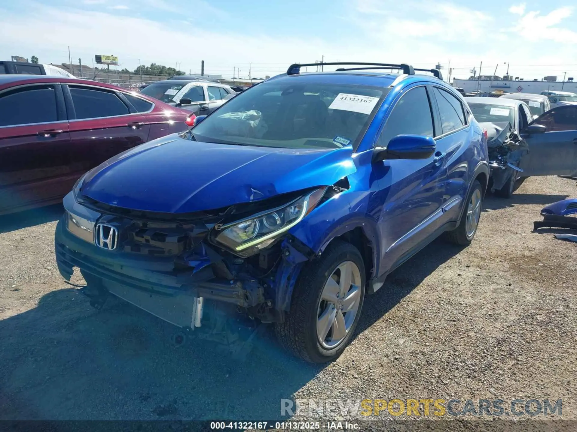 6 Photograph of a damaged car 3CZRU5H56KM706621 HONDA HR-V 2019