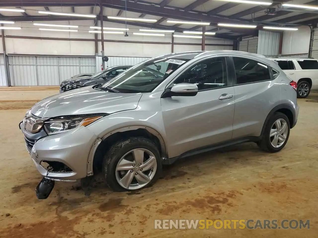 1 Photograph of a damaged car 3CZRU5H56KM724049 HONDA HR-V 2019