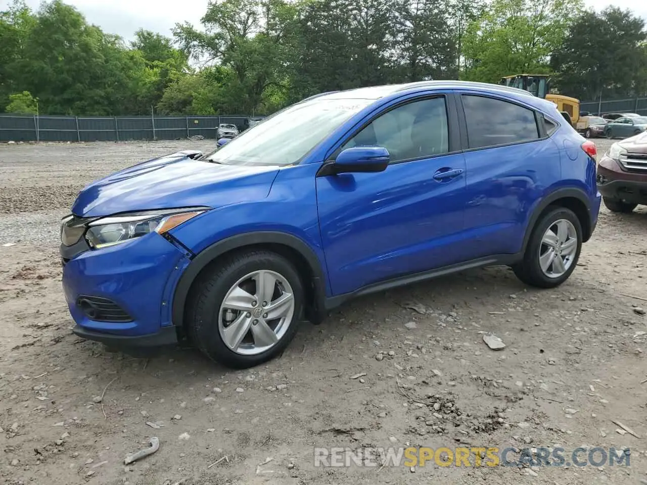 1 Photograph of a damaged car 3CZRU5H58KM709097 HONDA HR-V 2019
